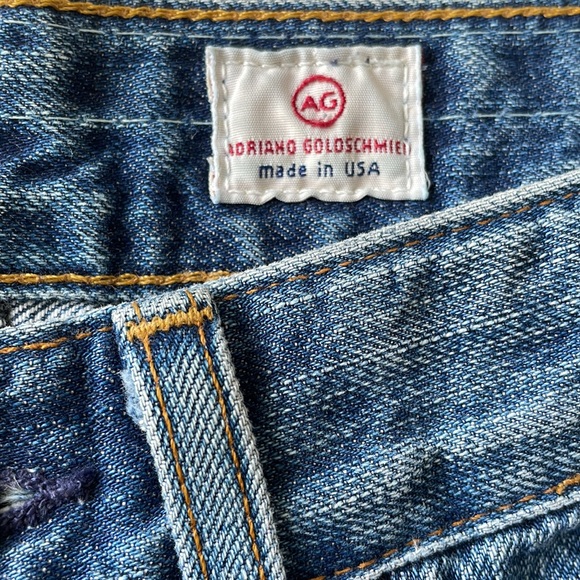 AG 17 YR-DAMAGED EX-BOYFRIEND CROPPED RIPPED JEANS - Picture 5 of 10